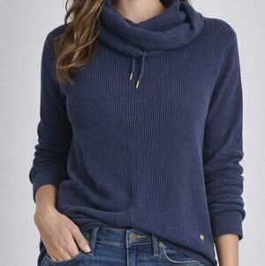 Lauren Ralph Lauren (LRL) waffle-knit cowl neck sweater XL